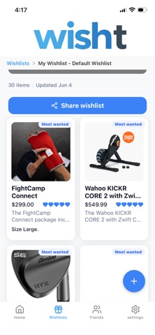 Wisht - Your Wishlist Tracker screenshot