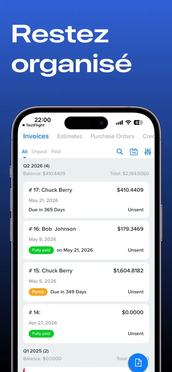 Screenshot #3 pour Swift Invoice: Créer Factures