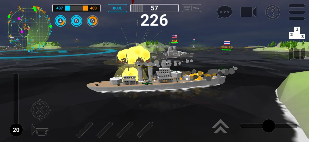 Screenshot #2 pour Ships of Glory: Naval Warfare