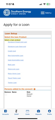 App screenshot