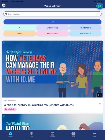 STC Learn iPad screenshot