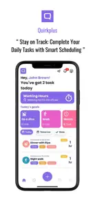 QuirkPlus: Your Day Planner screenshot #1 for iPhone