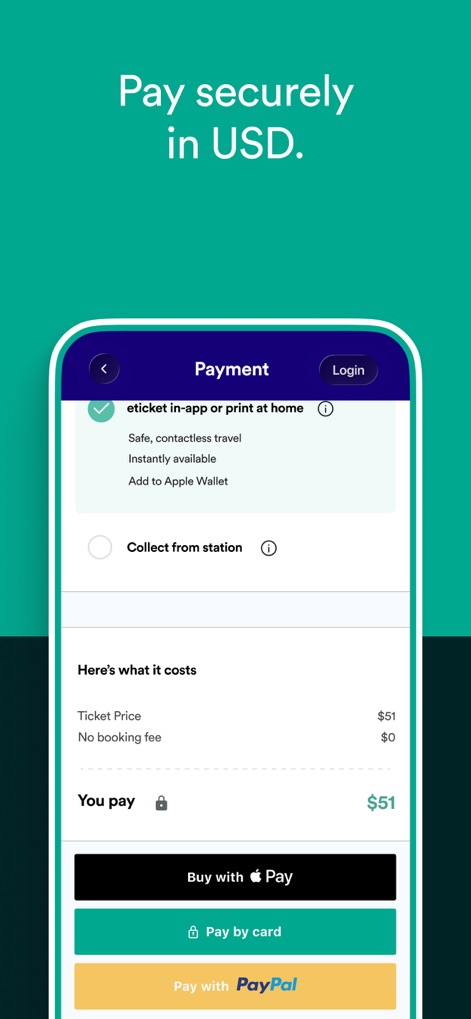 Trainline: Cheap Train Tickets - Secure Payment Options