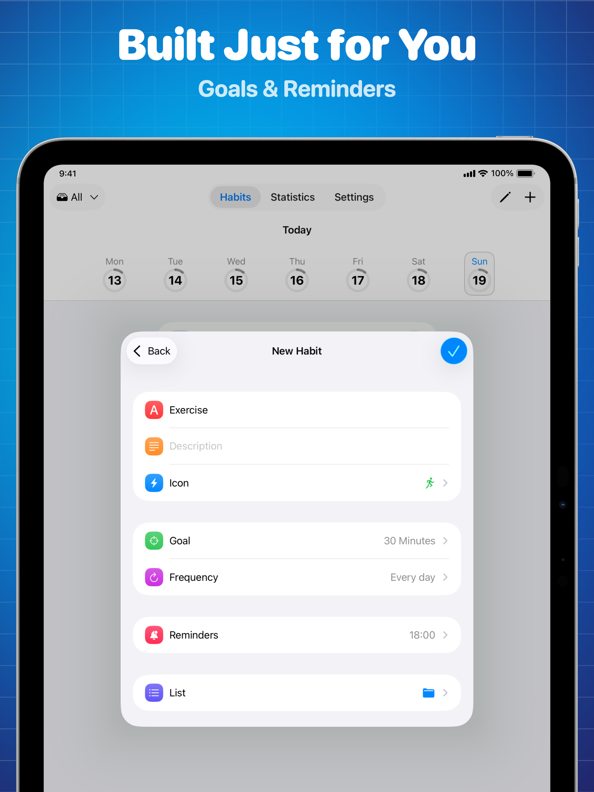Habits: Streak & Habit Tracker screenshot 14
