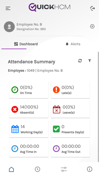 QuickHCM Mobile App screenshot