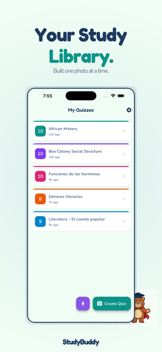 StudyBuddy - AI Quiz Maker Screenshot 3 of 4