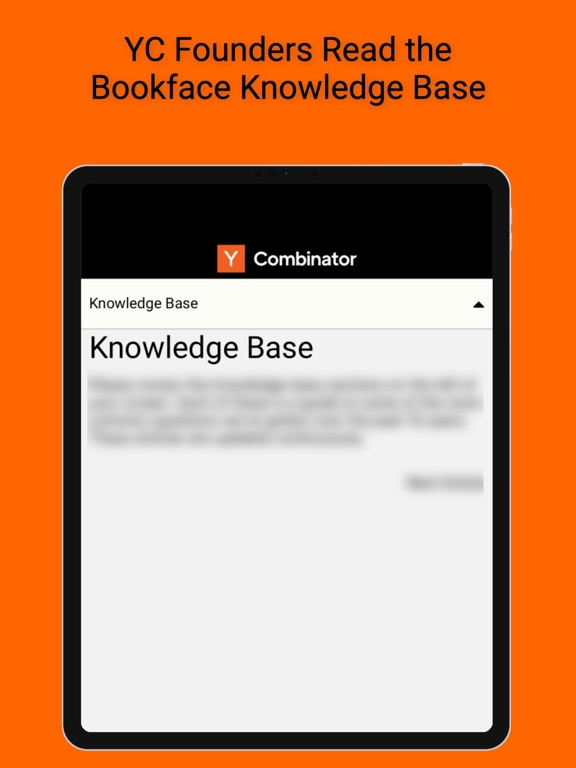 Y Combinator iPad screenshot 1 - Education app