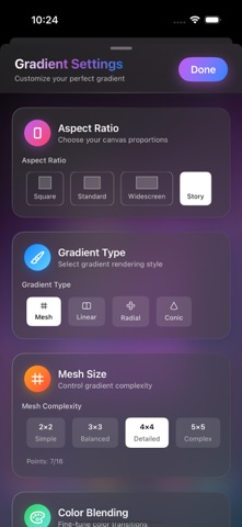 Gradient Background: Spectrum Screenshot 3 of 6