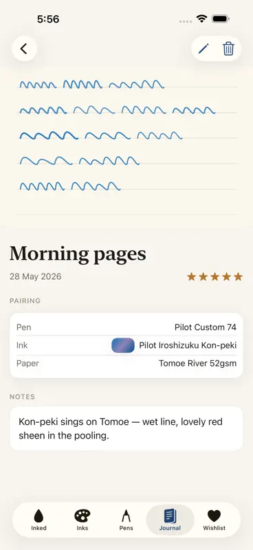 Fountain Pen Ink Journal screenshot 8 of 10