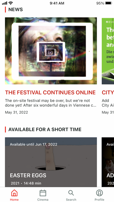 VIENNA SHORTS Film Festival Screenshot