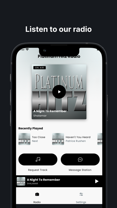 Screenshot #1 pour Platinum Hitz Radio