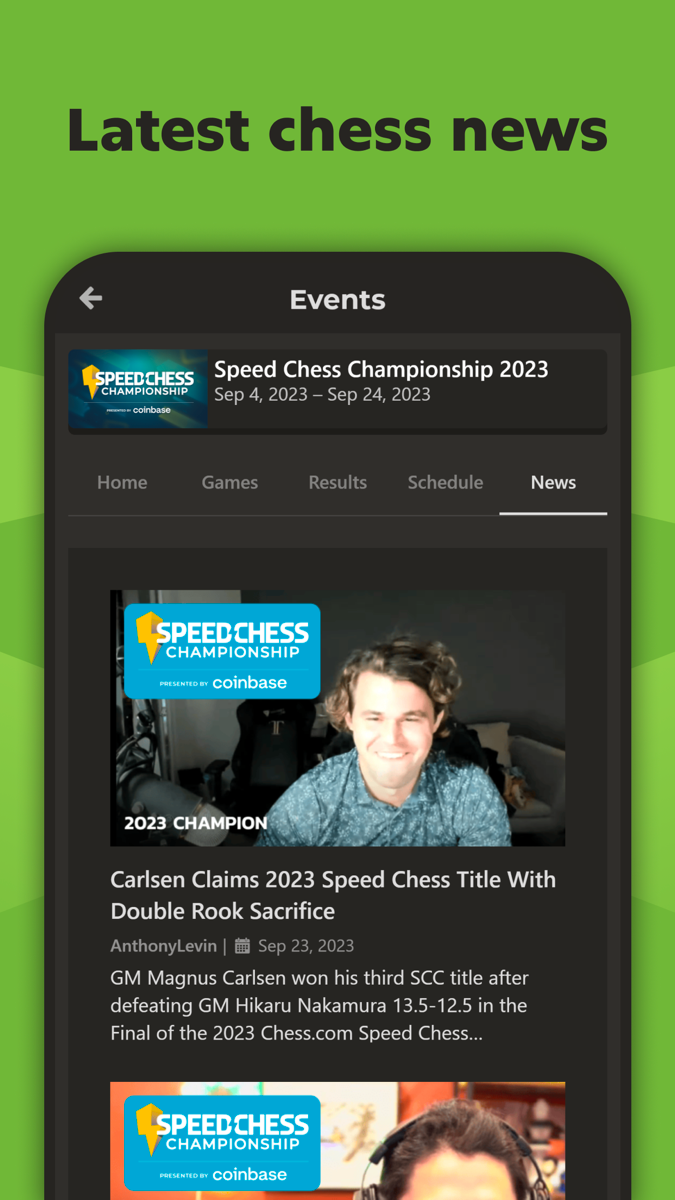 Chess Events: Games & Results official gameplay screenshot 8