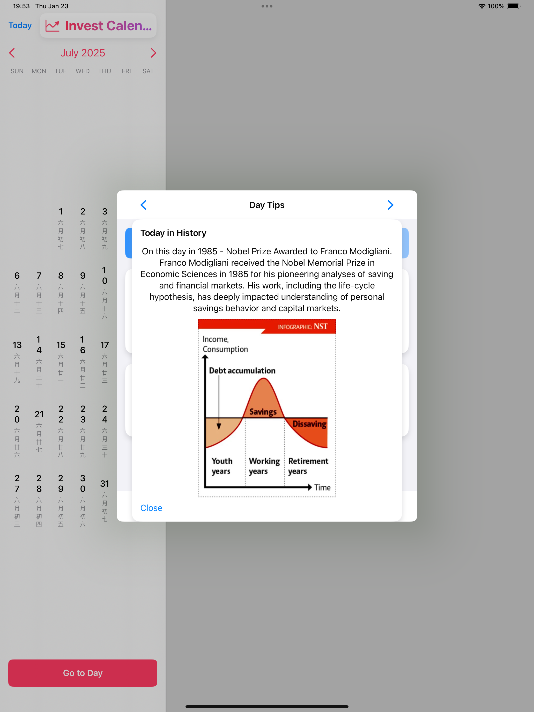 AI Investment Advice Calendar screenshot 20