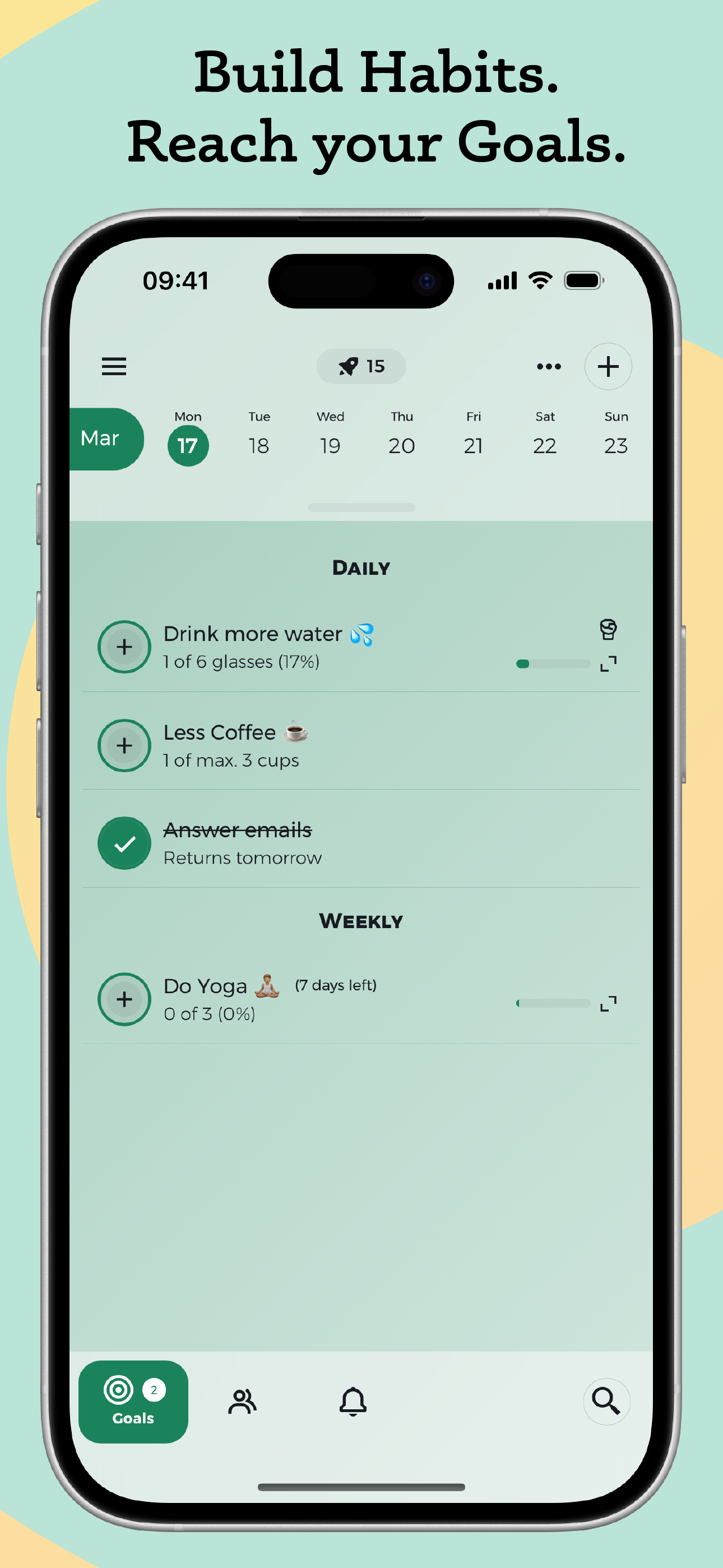 Habit Tracker by Goalify