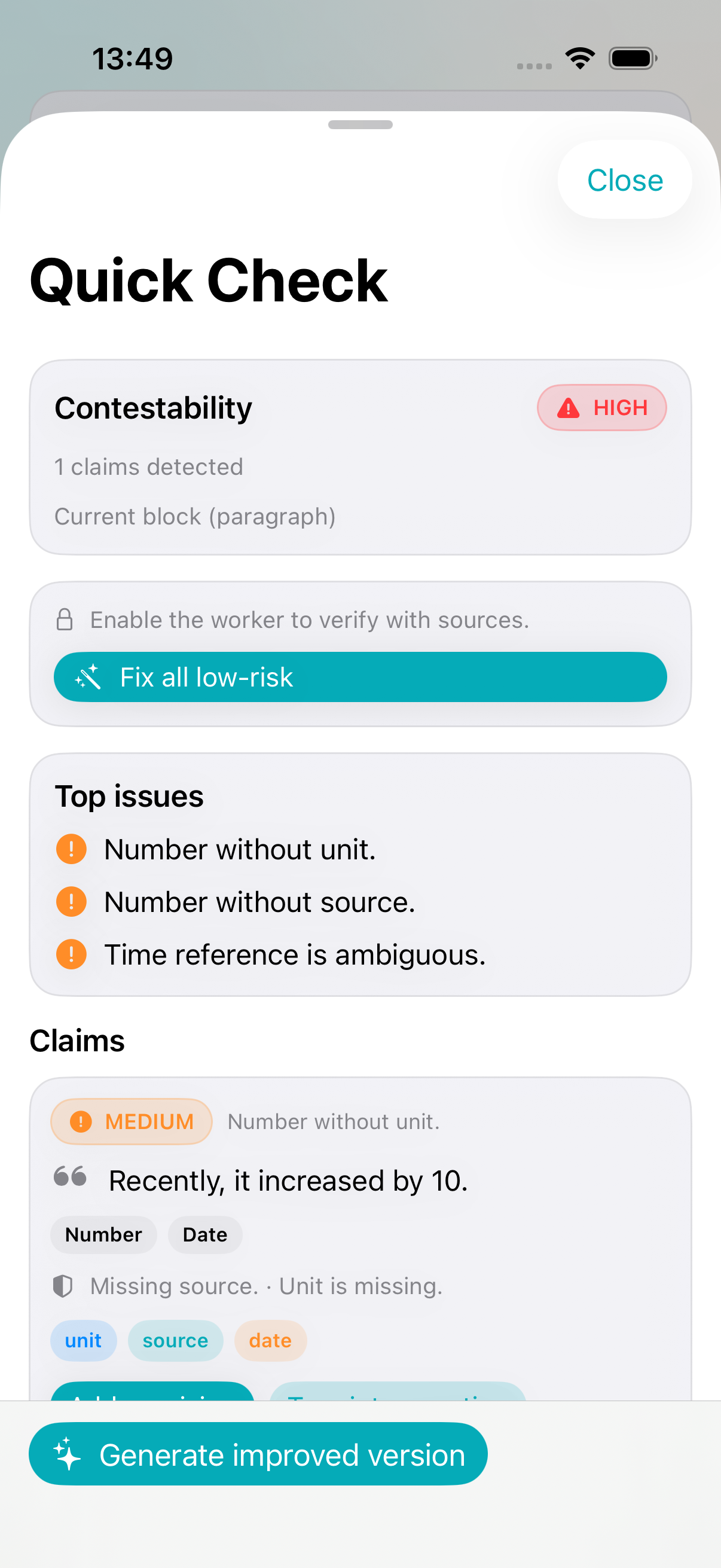 Factcheck Talk