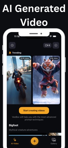 Ai Video Generator - Viveo iPhone screenshot