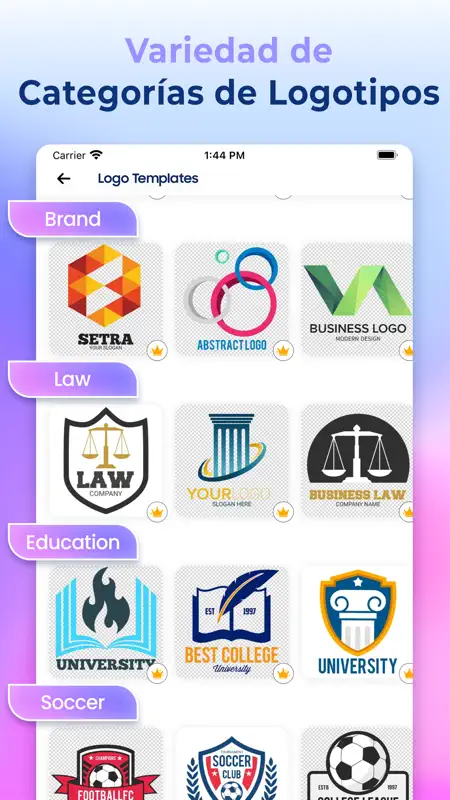 LogoX – Creador de Logos IA screenshot 2 of 7