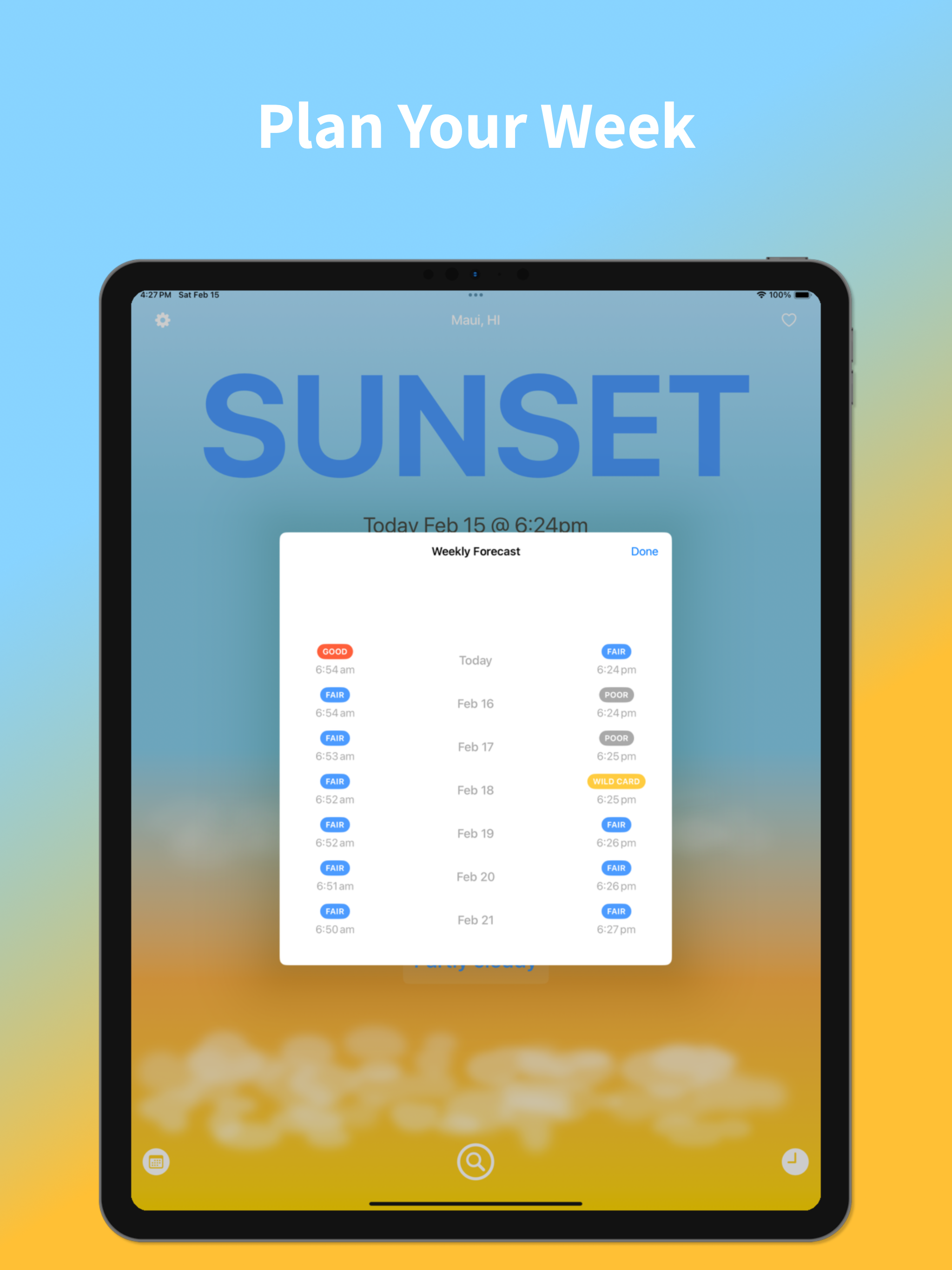Sunset Check