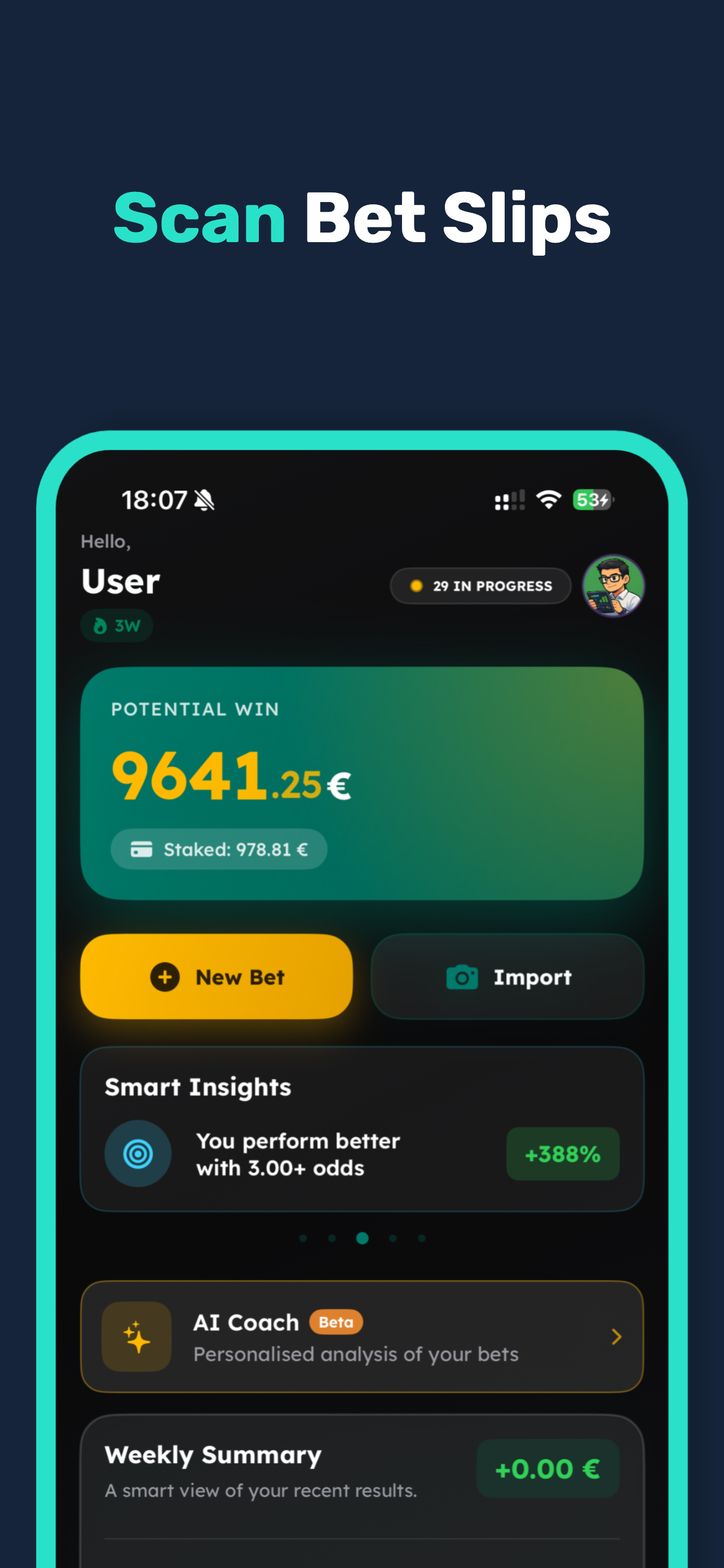 Wallbet – Improve your bets screenshot 3