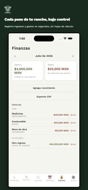 Corral: Control de Hato screenshot 6 of 6