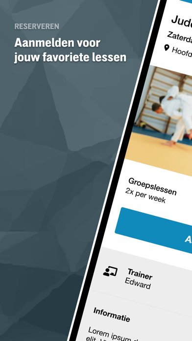 Judoschool van der Hoek Screenshot