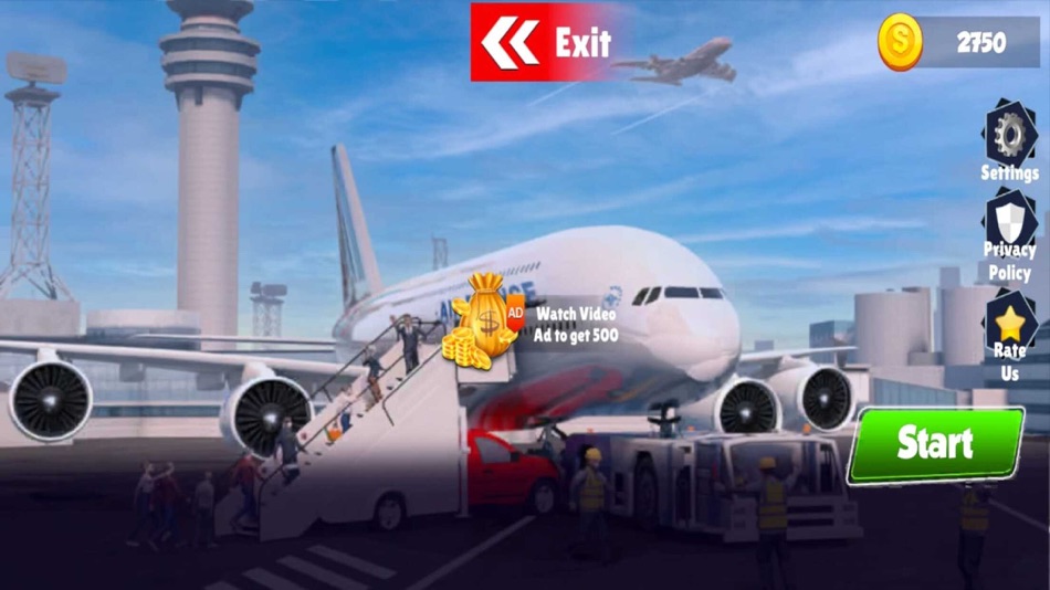 #1. Airplane Flight Idle Simulator (iOS) 由: StarappsLink