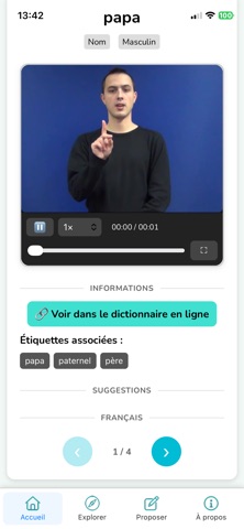 Dictionnaire LSFB Screenshot 2 of 7