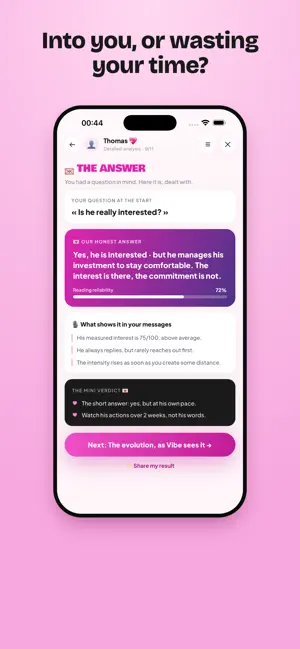 Vibe Report screenshot 2