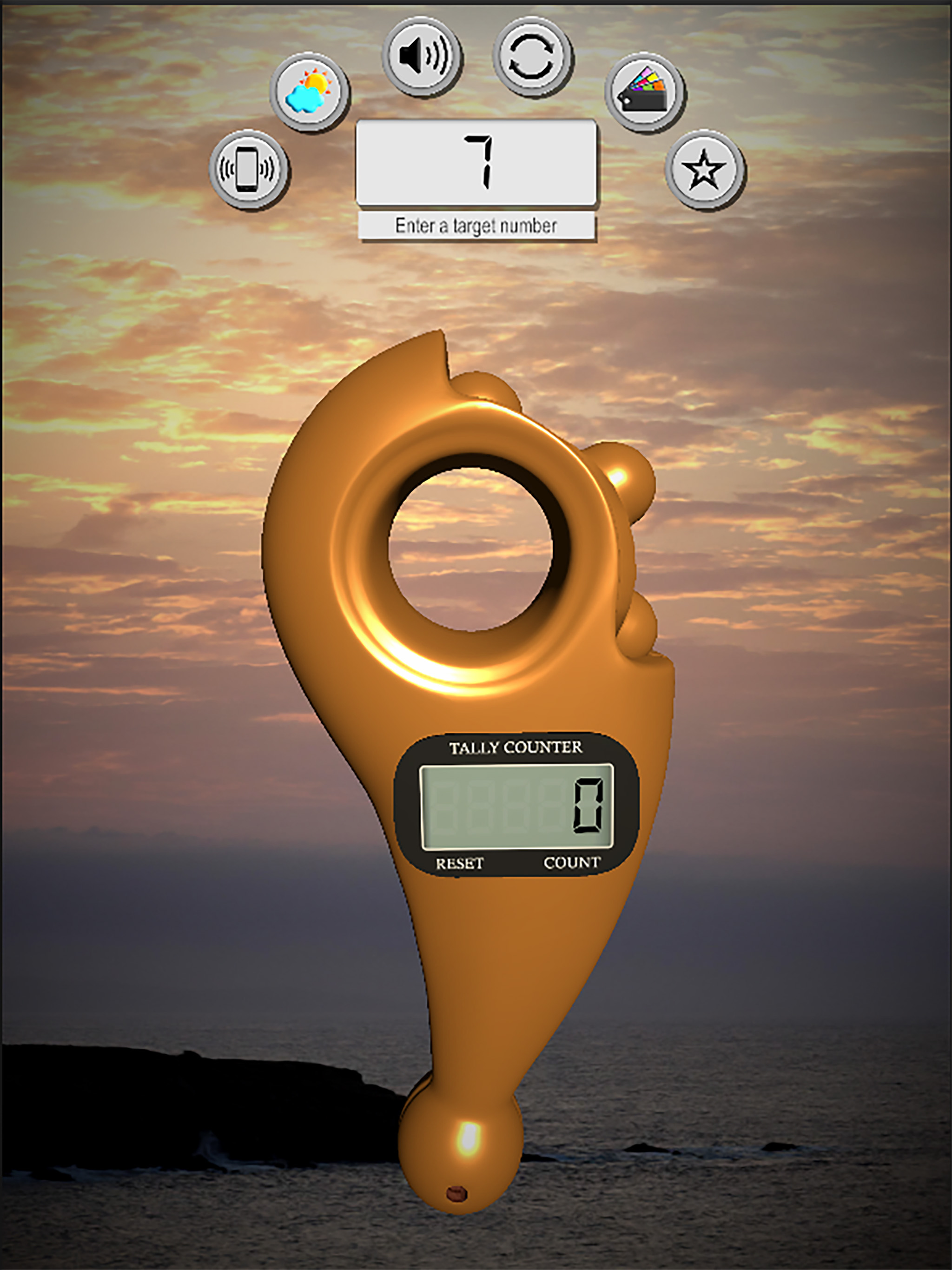Tasbih 3D: Tasbeeh Counter