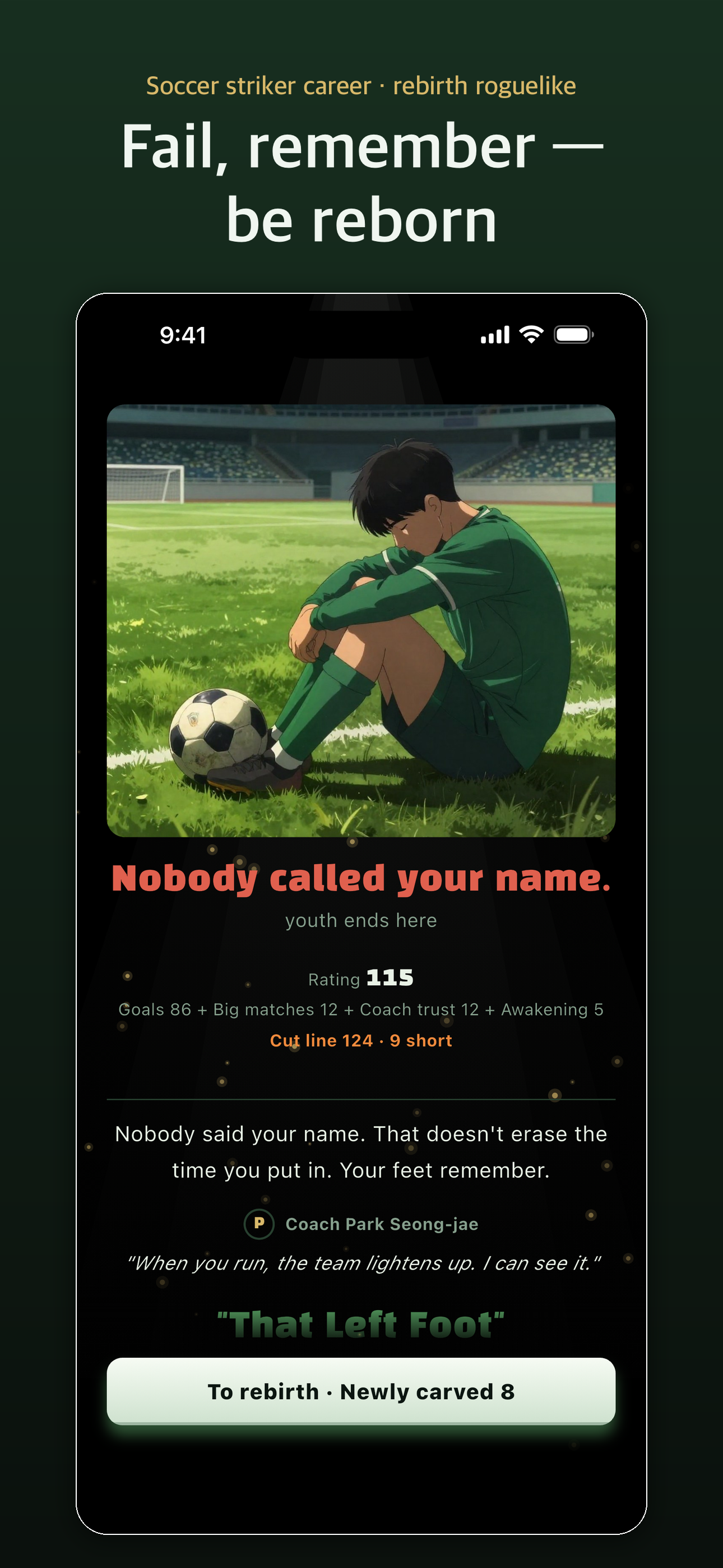 Reborn Until I Score: Striker