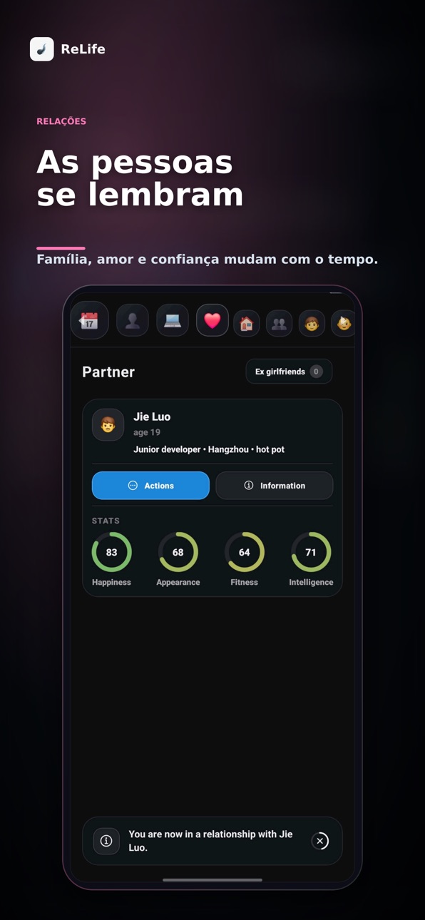 ReLife - Life Simulator iOS Mod IPA screenshot 4 - iOS game interface