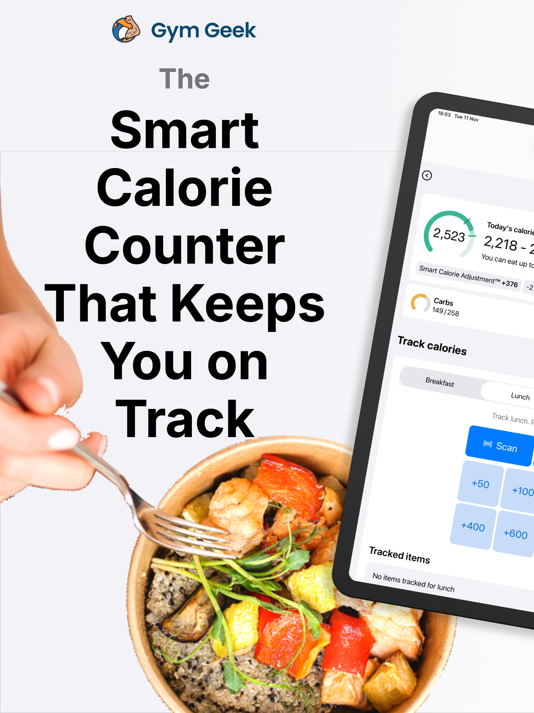 Gym Geek Calorie Counter
