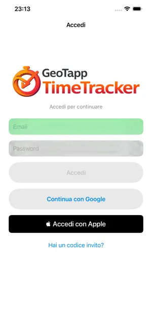 GeoTapp TimeTracker screenshot 1
