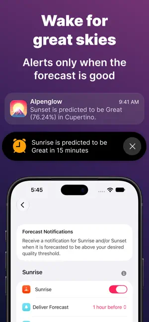Sunset Predictions: Alpenglow screenshot 2