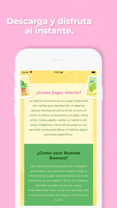 Buenas - Baraja de Loteria Screenshot