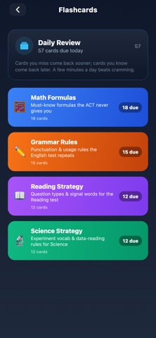 Ivy Prep: ACT Test Prep iPhone screenshot