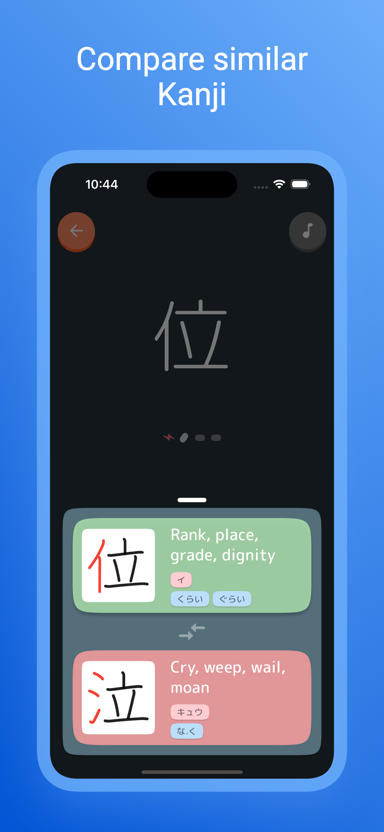JLPT Kanji: N1 N2 N3 N4 N5