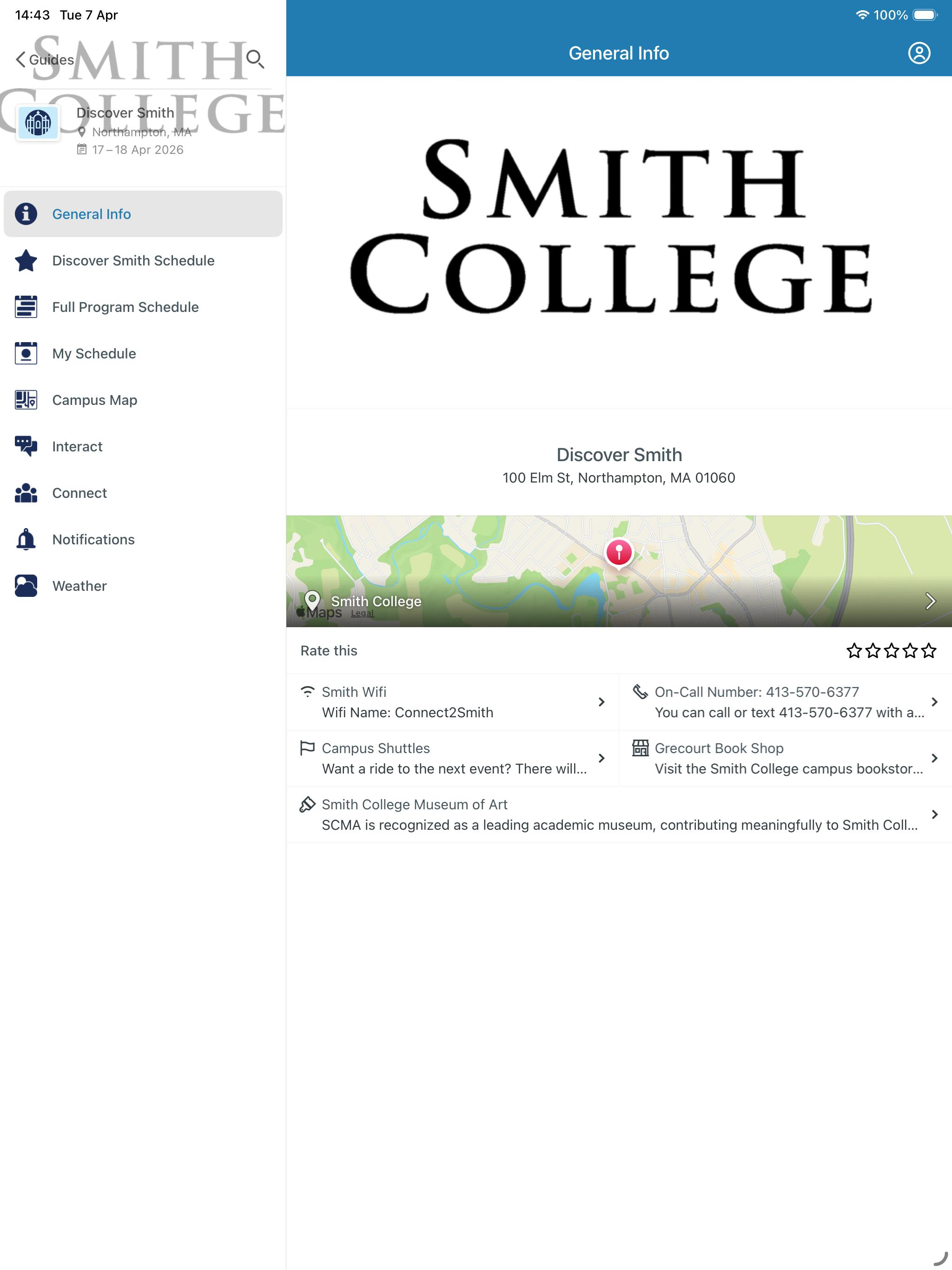 Smith College Admission Events