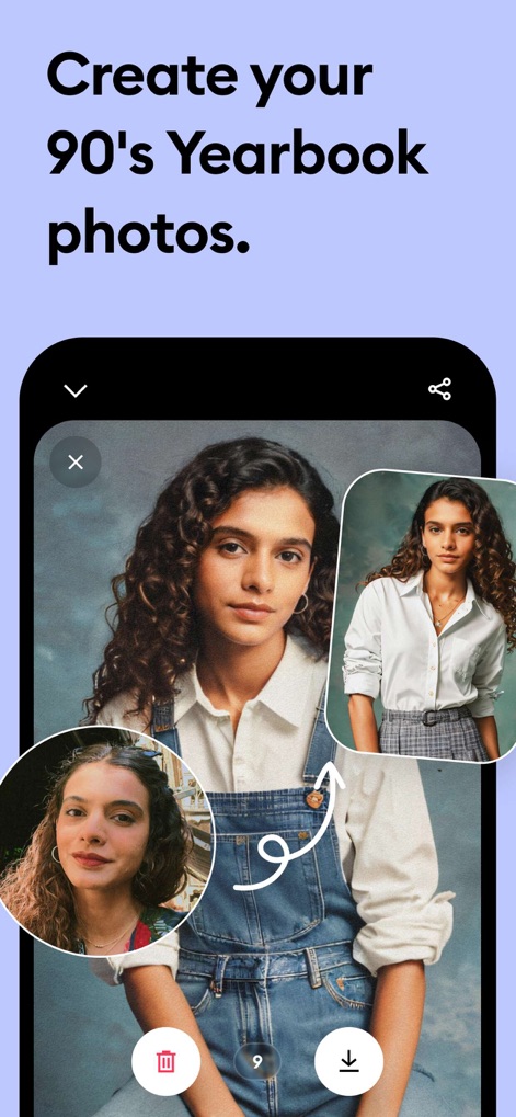 Remini - AI Photo Enhancer - Estilo Anuario Noventero