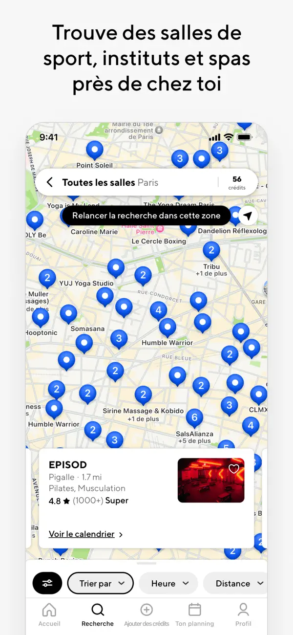 Screenshot #2 pour ClassPass: Fitness, Spa, Salon