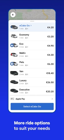 eCabs: Request a Ride screenshot
