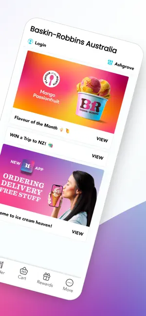 Baskin-Robbins Australia iPhone screenshot 2
