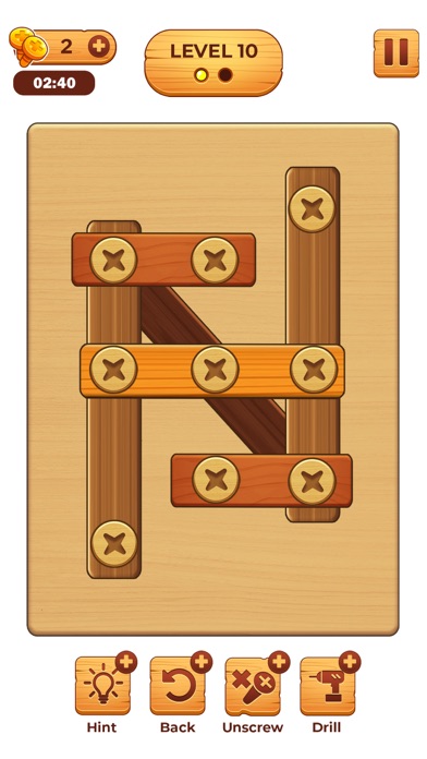Screw Puzzle: Wood Nut & Bolt Screenshot