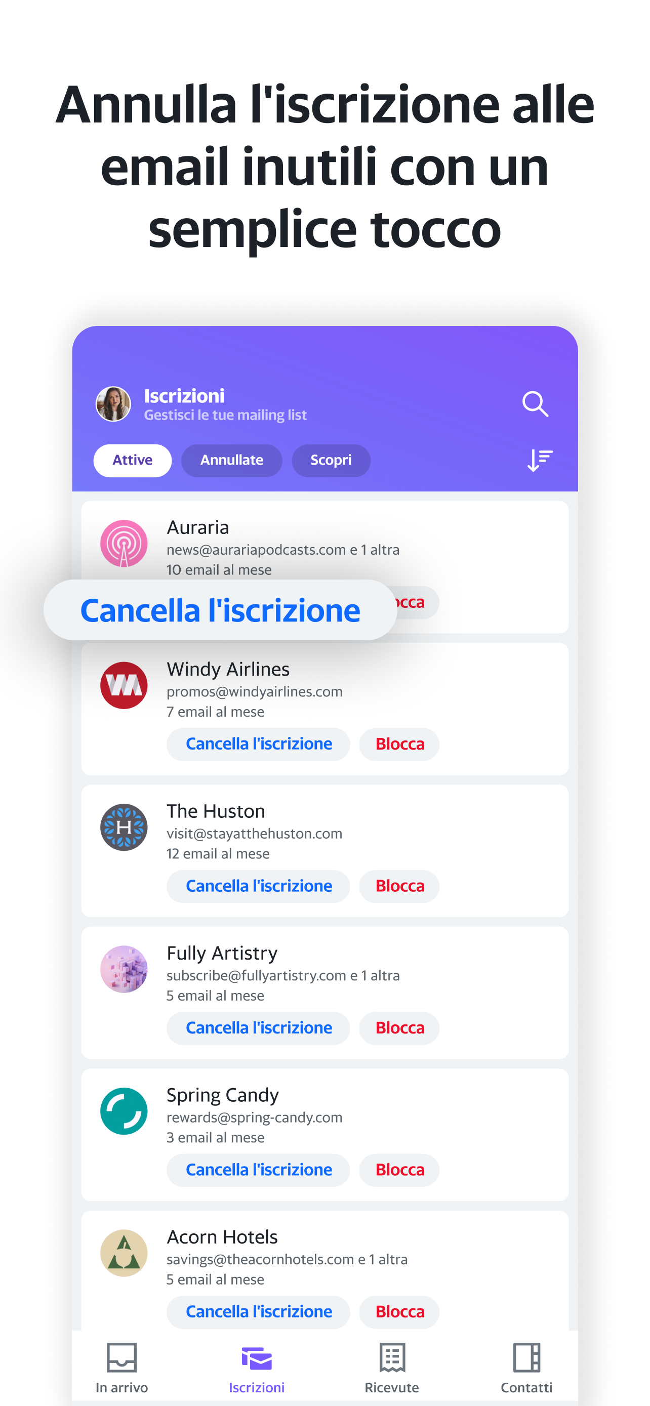 Tutto in ordine con Yahoo Mail