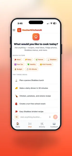 Kosher Kitchen AI screenshot 2