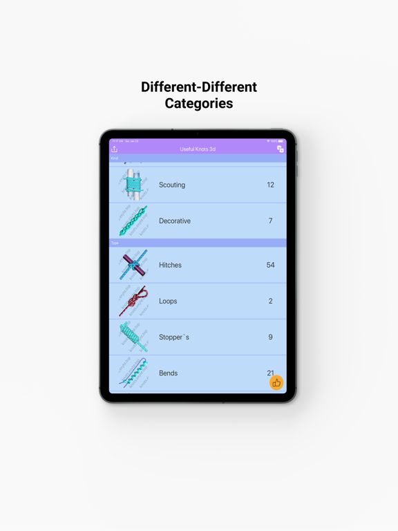 Screenshot #5 pour Useful Knots - 3d