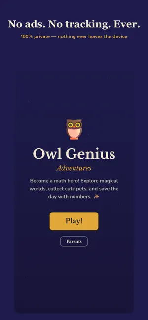 Owl Genius: Math Adventures screenshot 1