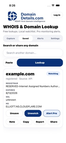 DomainDetails Screenshot 8 of 9