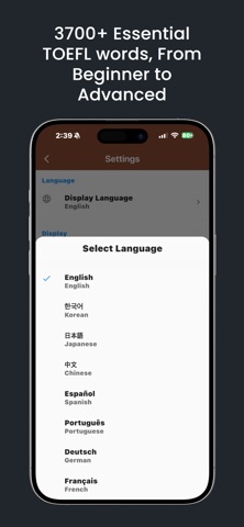 TOEFL Prep Vocabulary iPhone screenshot