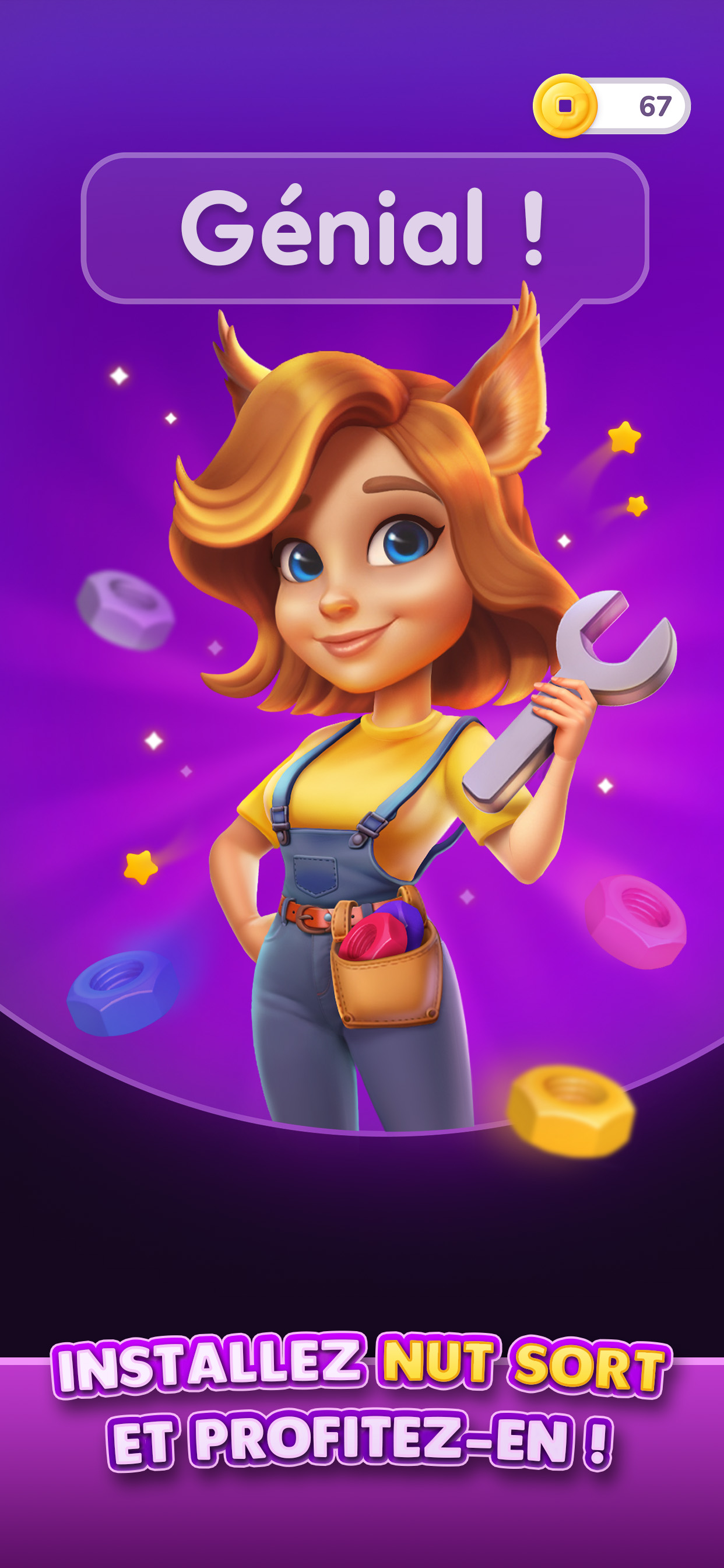 Nuts Sort: Jeux de Couleur